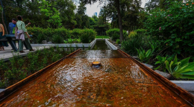 CDMX-Estrenan espejo de agua en Chapultepec (Excélsior)