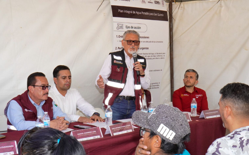Baja California – Avanzan acciones para el abasto de agua en San Quintín (Diario Tijuana)