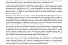 Oaxaca-Observatorio obtiene suspensión provisional contra presa Mujer Solteca; juez frena megaproyecto que incumple con normatividad ambiental y está marcado por la opacidad