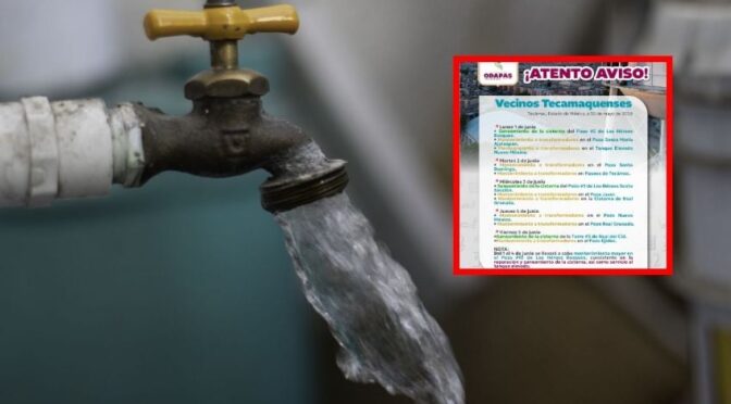 Estado de México – Alertan por cortes de agua hasta el 8 de junio en Tecámac: lista de colonias que se quedarán sin suministro (El Heraldo de México)