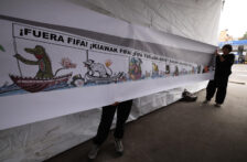 Ciudad de México–Activistas acusan intento de borrar lucha por el agua junto al estadio (López-Dóriga)