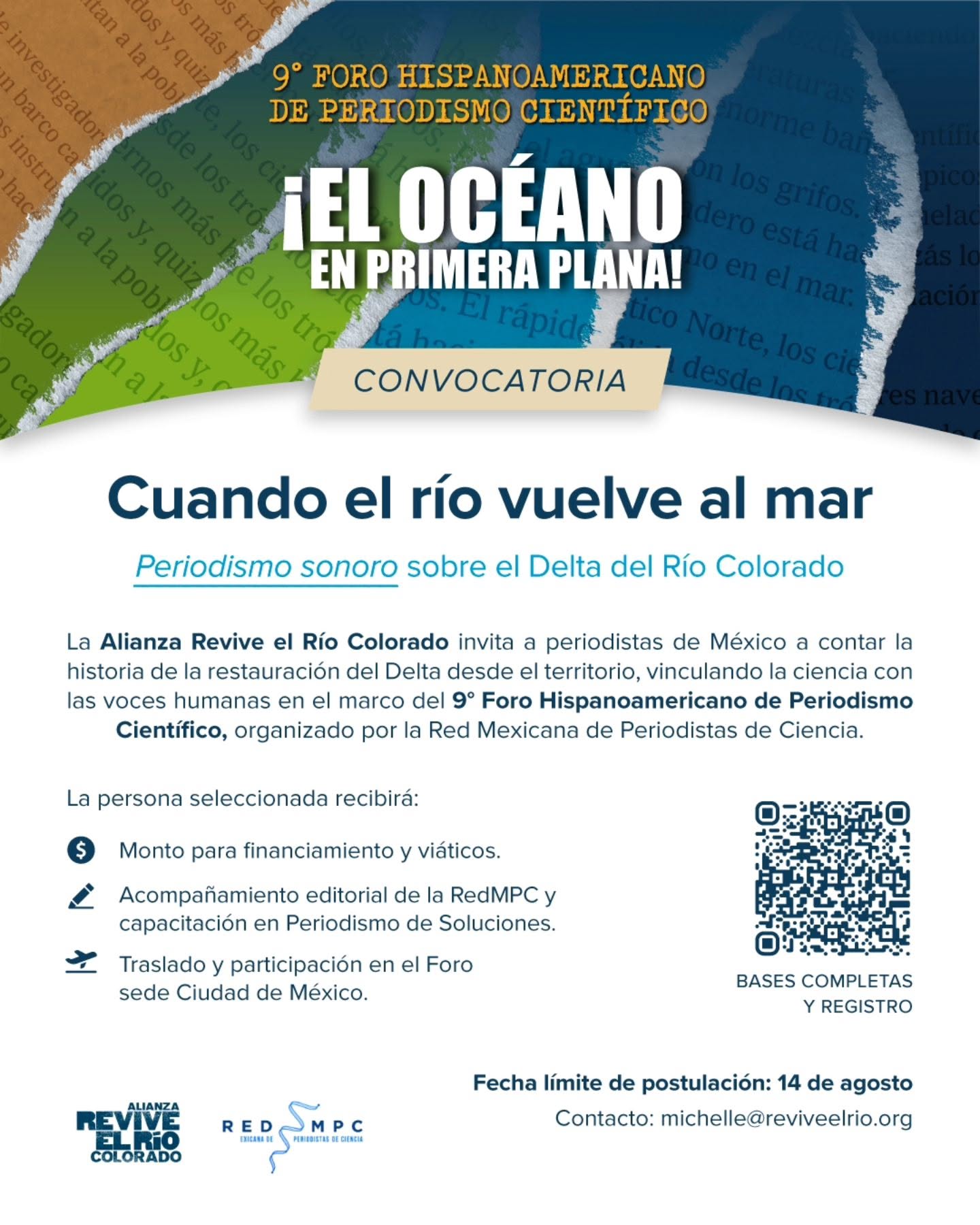Convocatoria – Cuando el río vuelve al mar (Raise The River – Alianza Revive el Río Colorado)