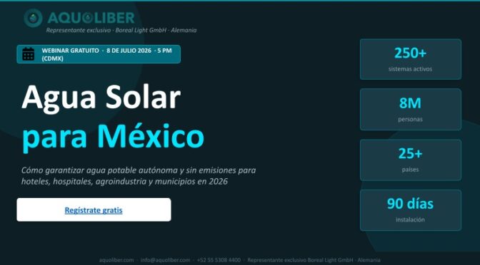 Agua Solar para México (AquoLiber Systems)