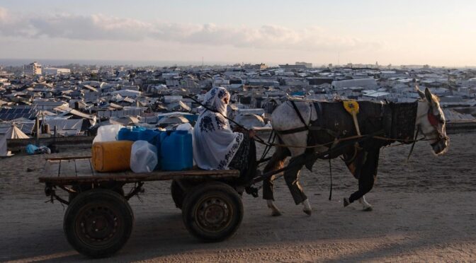Gaza – Escasez de agua y alto riesgo de epidemias. El reto diario es sobrevivir (Vatican News)