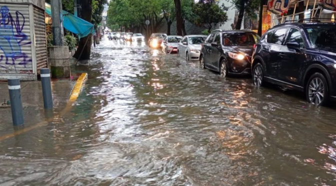 CDMX – Lluvias dejan más de 41 millones de m³ de agua en la CDMX (La Crónica de Hoy)