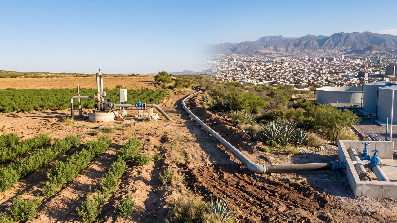 Coahuila–Agua de uso agrícola podría fortalecer el suministro para hogares de Saltillo (El Coahuilense)