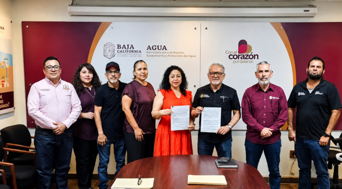 Mexicali – Firman contrato colectivo comisión estatal del agua y sindicato de burócratas en beneficio de las y los trabajadores (Uniradio Informa)