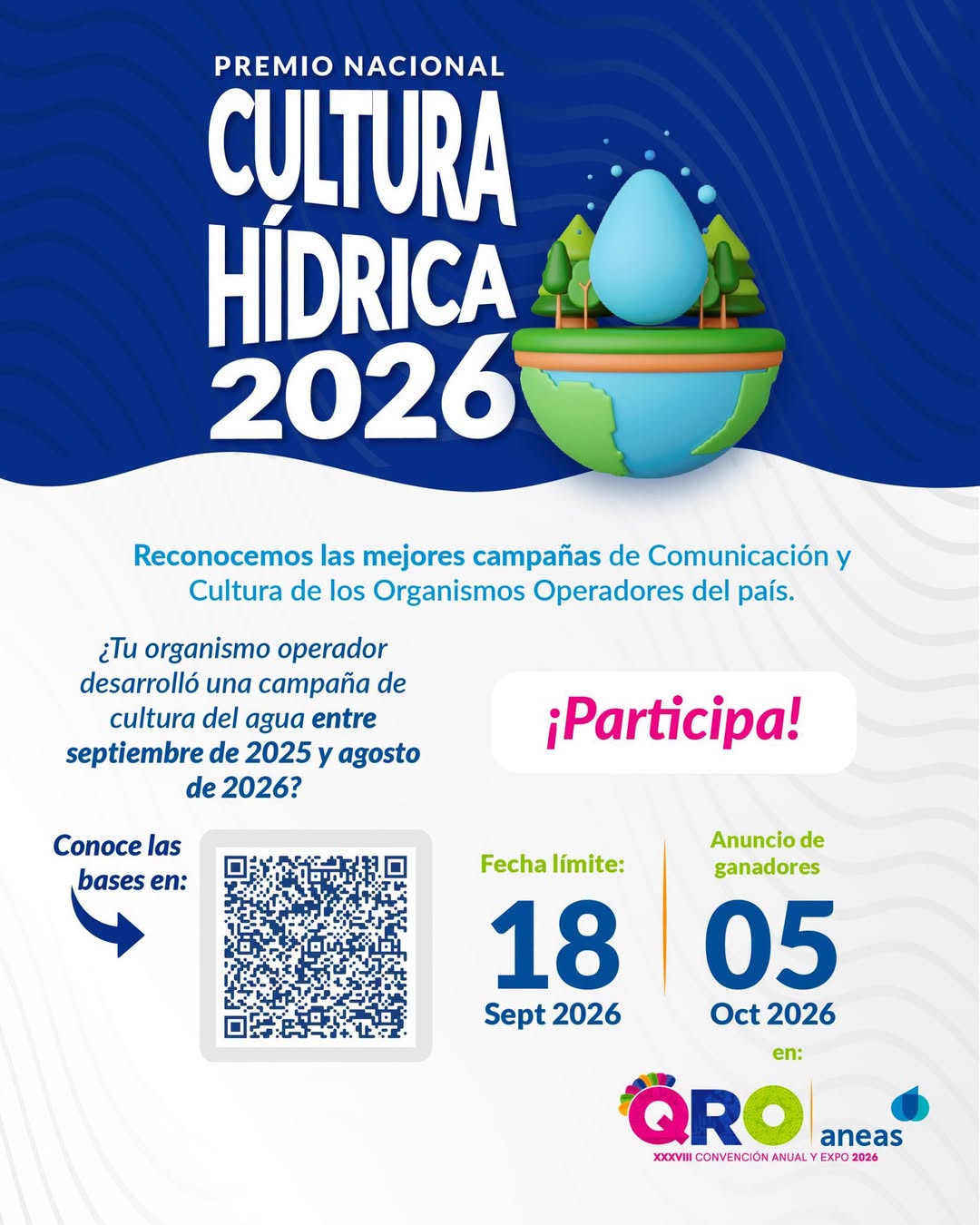 Convocatoria – Premio Nacional de Cultura Hídrica 2026 (ANEAS)