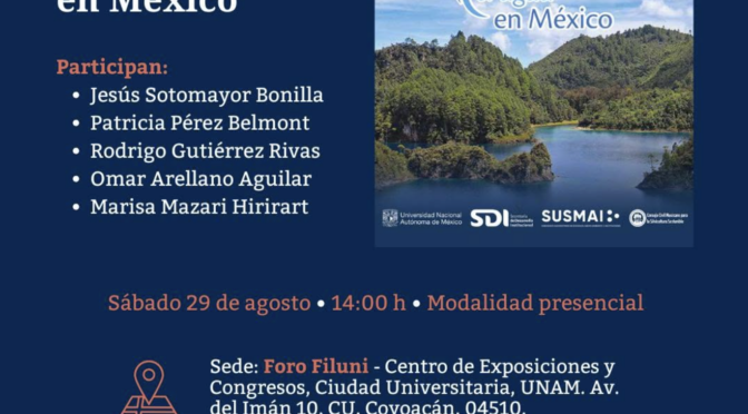Presentación del libro: “Así se ve el agua en México” (SUSMAI)