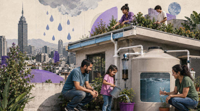 México – La lluvia como infraestructura: México cosecha agua desde sus techos (Fast Company México)