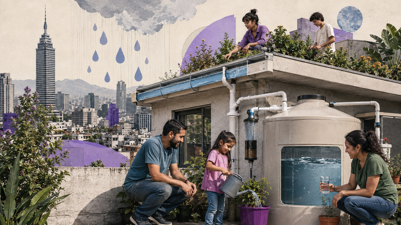 México – La lluvia como infraestructura: México cosecha agua desde sus techos (Fast Company México)