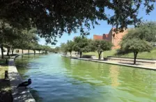 Nuevo León – Critican agua verdosa en el canal Santa Lucía de Monterrey (El Norte)