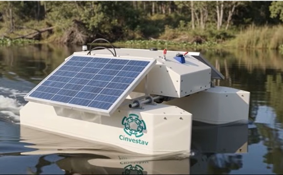 México – Diseñan robot solar que ayuda a devolverle oxígeno al agua (Imagen Agropecuaria)