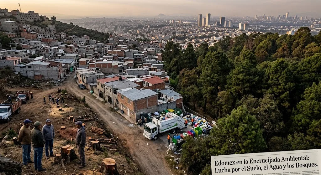 Estado de México – Edomex en la encrucijada ambiental: la lucha por el suelo, el agua y los bosques (El Monitor)