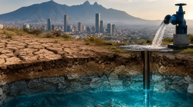 Nuevo León-El agua que salvó a NL se está agotando: acuíferos pierden más de lo que reciben (ABC Noticias)