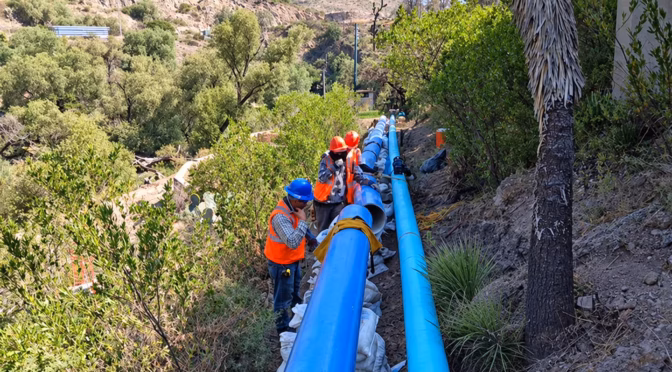 San Luis Potosí – Acueducto El Peaje-San José registra 45% de avance en San Luis Potosí (La Crónica de Hoy)