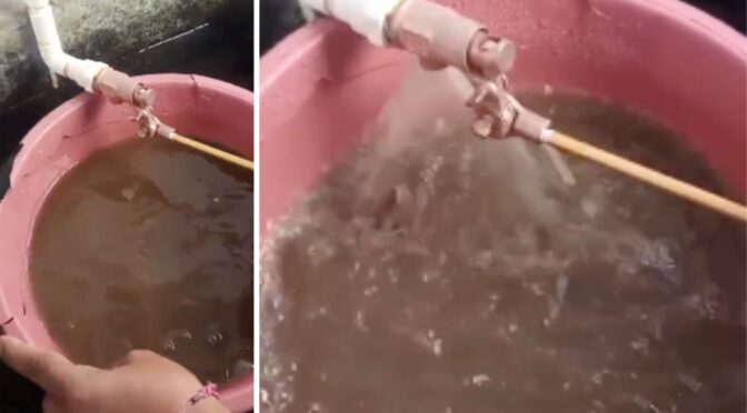 Puebla – Llega agua sucia a colonias de Huauchinango tras semanas de escasez (La Jornada de Oriente)