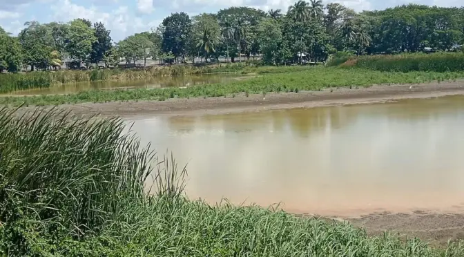 Tabasco – Laguna La Encantada pierde agua y deja al descubierto basura y escombros (El Heraldo de Tabasco)