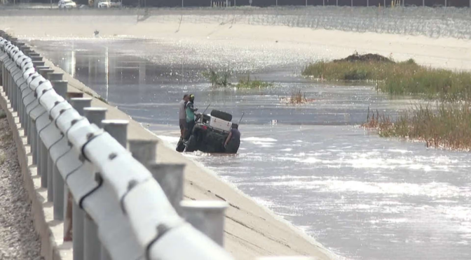 Chihuahua – Aumenta el nivel de agua del Río Bravo en Ciudad Juárez (N+)