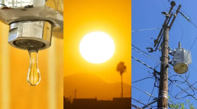 Baja California – Calor extremo en Tijuana aumenta demanda de electricidad y afecta suministro de agua (San Diego Red)