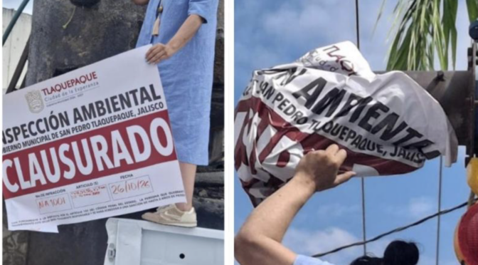 Jalisco – Clausuran dos pozos ilegales utilizados para vender agua a pipas (Meganoticias)