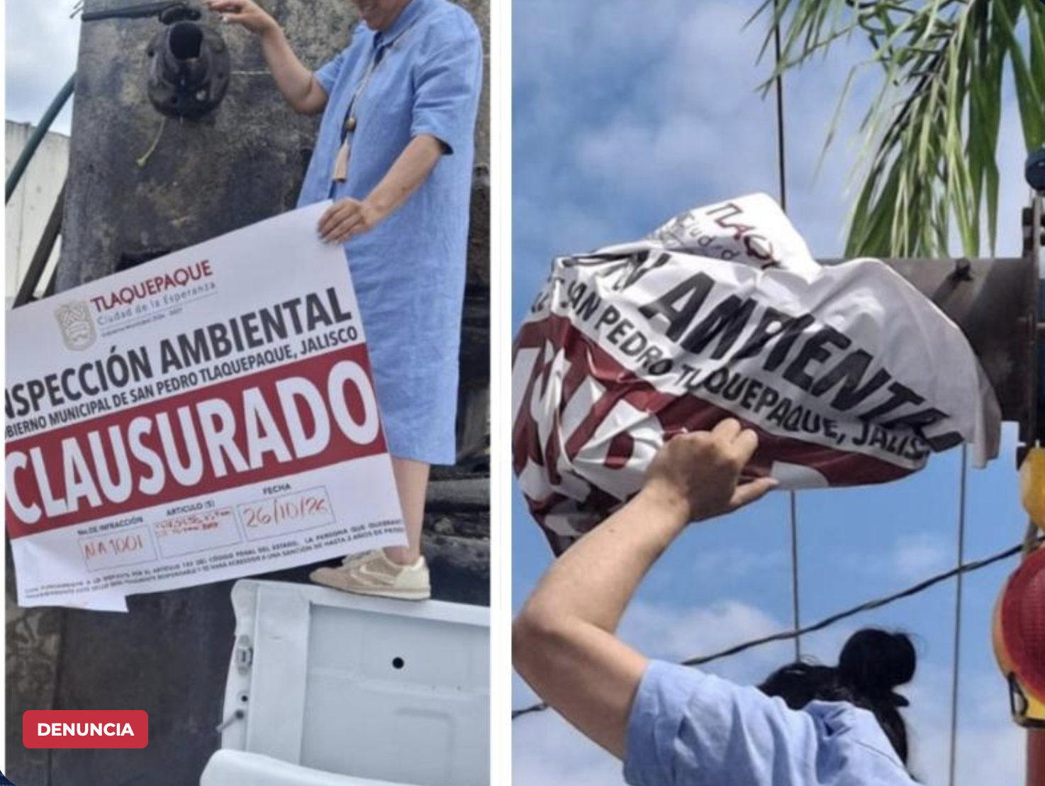 Jalisco – Clausuran dos pozos ilegales utilizados para vender agua a pipas (Meganoticias)
