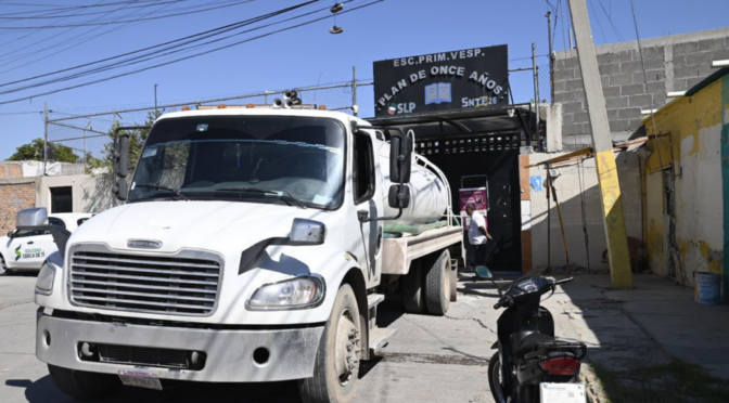 San Luis Potosí – Más de 20 escuelas de Soledad enfrentan desabasto de agua (El Heraldo de San Luis Potosí)