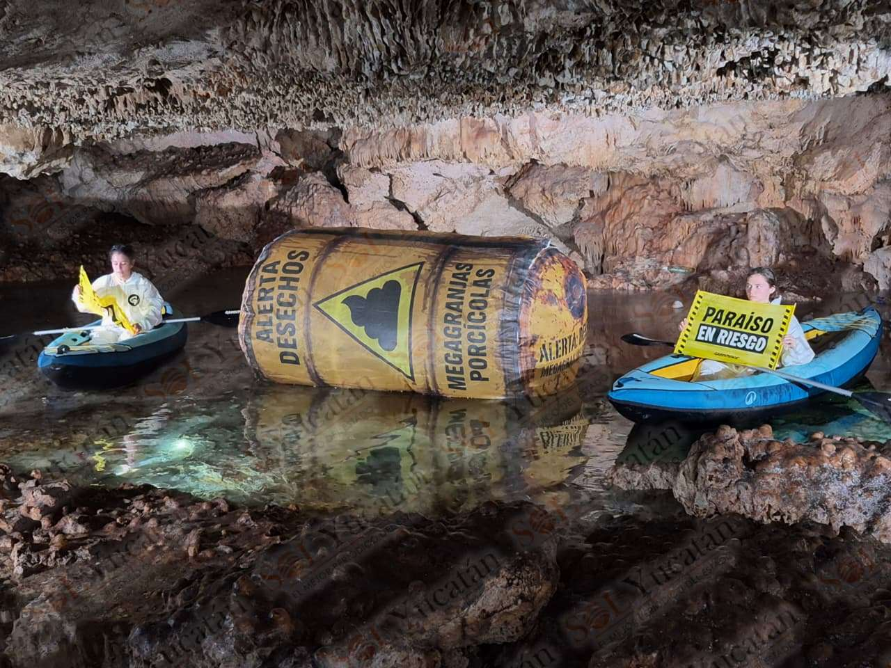 Yucatán – Cenote reflejo de contaminación del agua maya (Sol Yucatán)